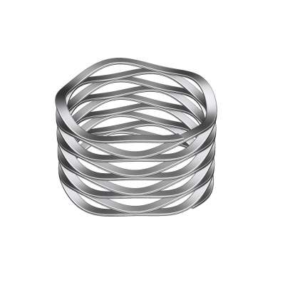 MultiWave Springs  Wavy Compression Springs with plain ends stainless steel